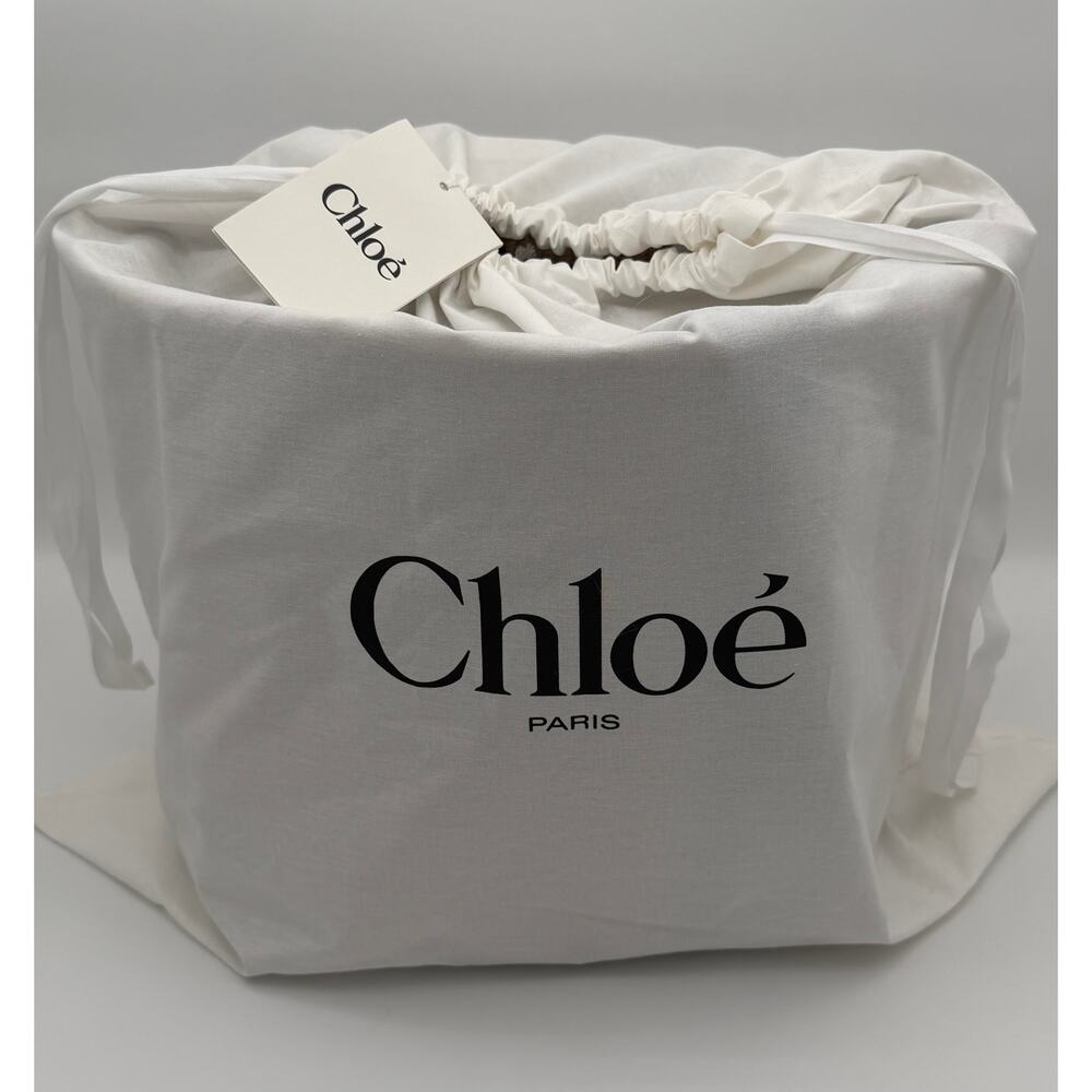 BRAND NEW CHLOE RAFFIA STRAW BASKET LARGE WOODY TOTE BAG NWT AUTHENTIC! - Picture 15 of 15